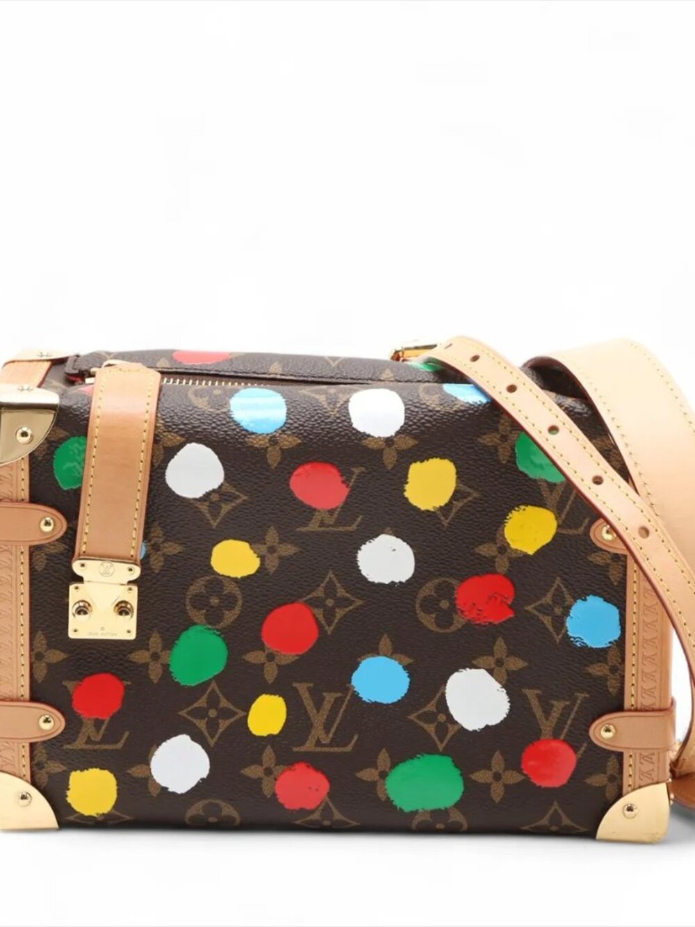 Louis Vuitton x Yayoi Kusama LV×YK side trunk M46396 Brown